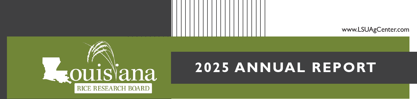 Louisiana Rice Research Board Annual Report 2025